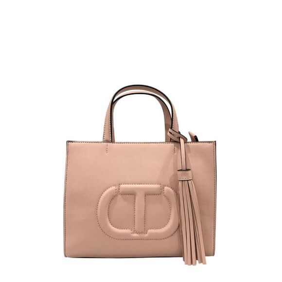 Twinset Pink PU Women Women's Handbag